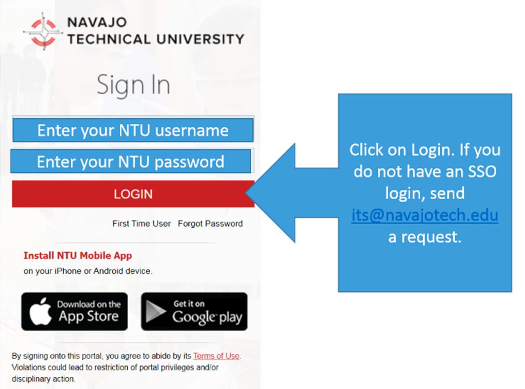 NTU SSO Login