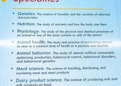 NTU Veterinary Animal Science Specialties