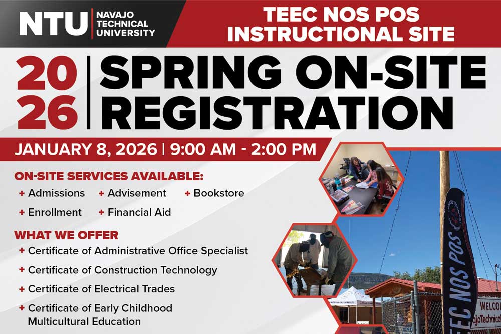 NTU Teec Nos Pos Instructional Site Spring 2026 On-Site Registration
