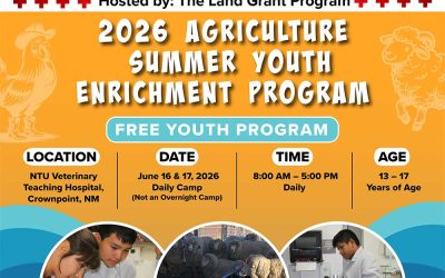 2026 NTU Agriculture Summer Youth Enrichment Program