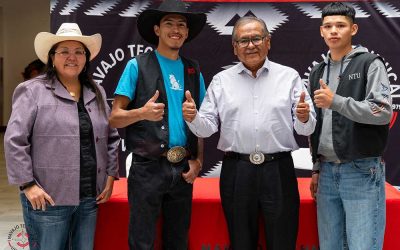 Navajo Technical University Community Support for NTU Rodeo Athletes