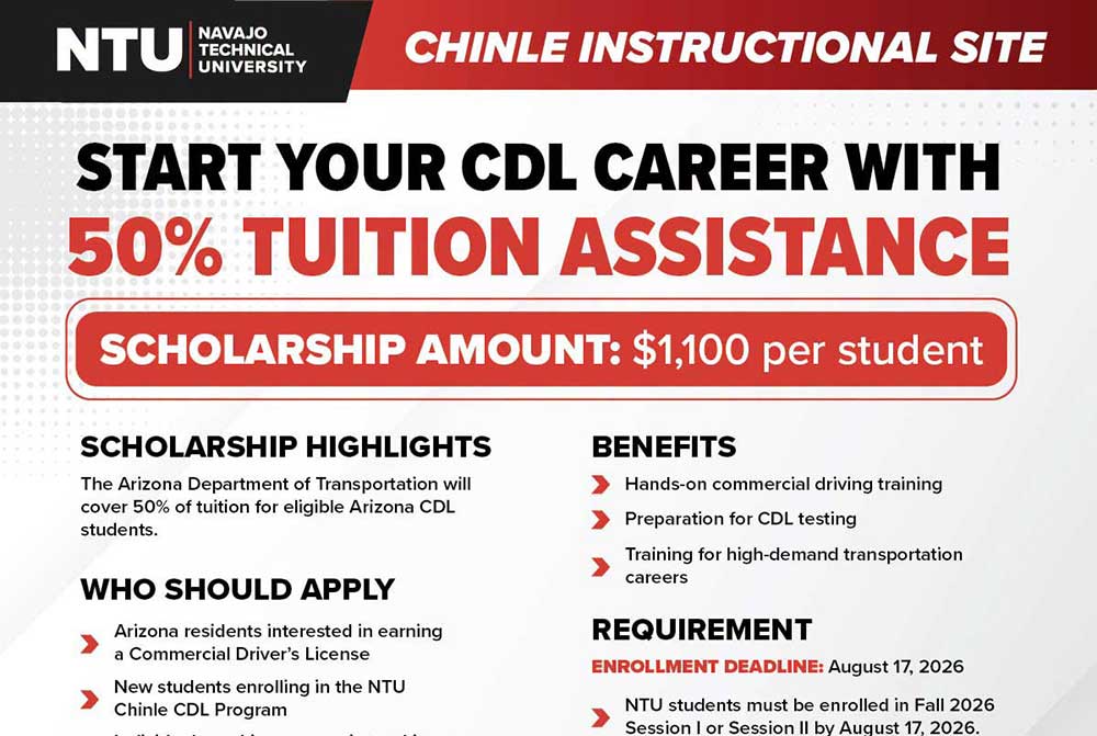 26NTU Chinle CDL Registration